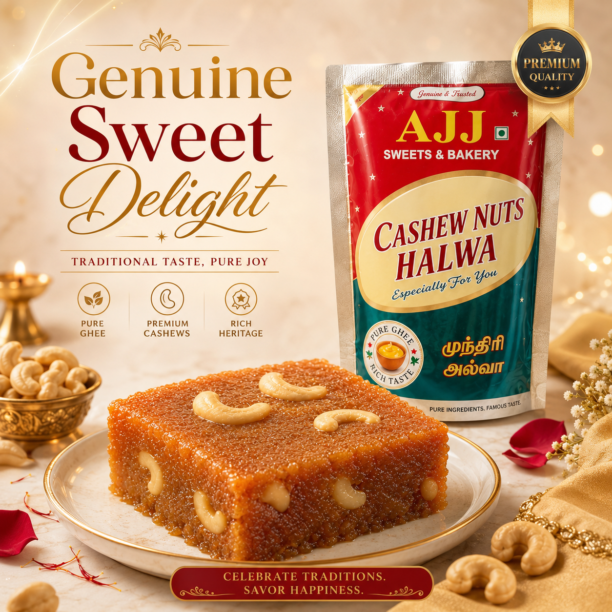 Cashew Nut Halwa